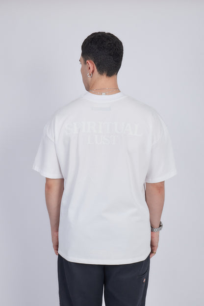 SPIRITUAL LUST WHITE BASIC HEAVEN T-SHIRT