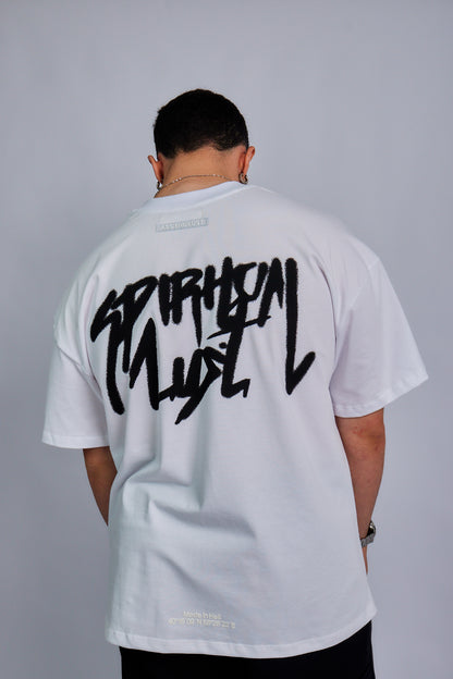 SPIRITUAL LUST WHITE BASIC  HELL T-SHIRT